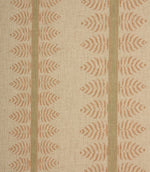 Bella Stripe Fabric / Green & Blush - Just Fabrics