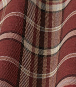 Braemar FR Fabric / Wine - Just Fabrics