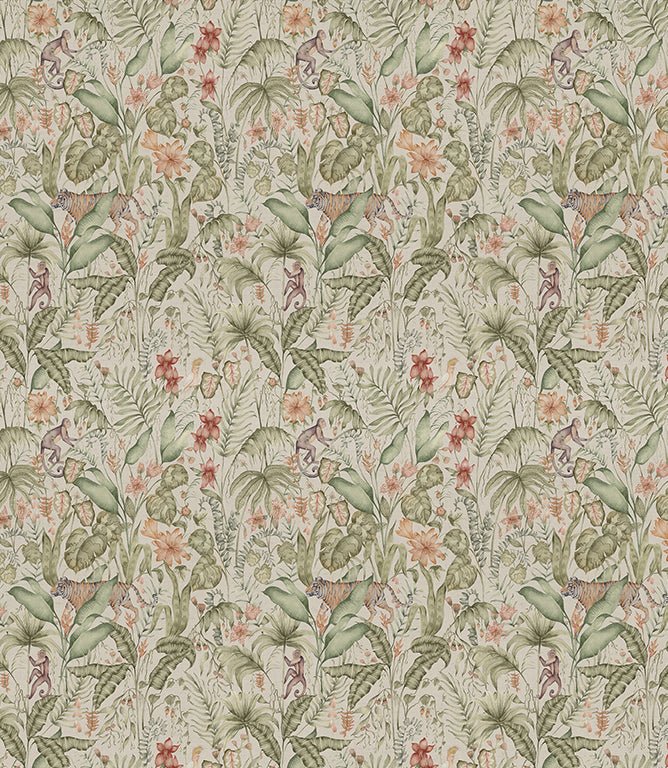 Tropical Utopia Fabric / Green - Just Fabrics