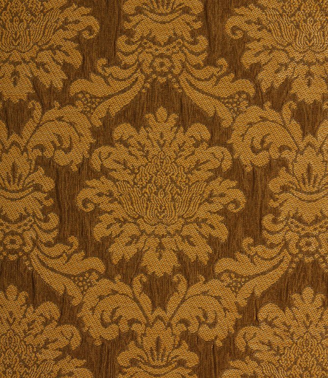 Versailles Damask Fabric / Gold - Just Fabrics