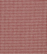 Houndstooth FR Fabric / Garnet - Just Fabrics