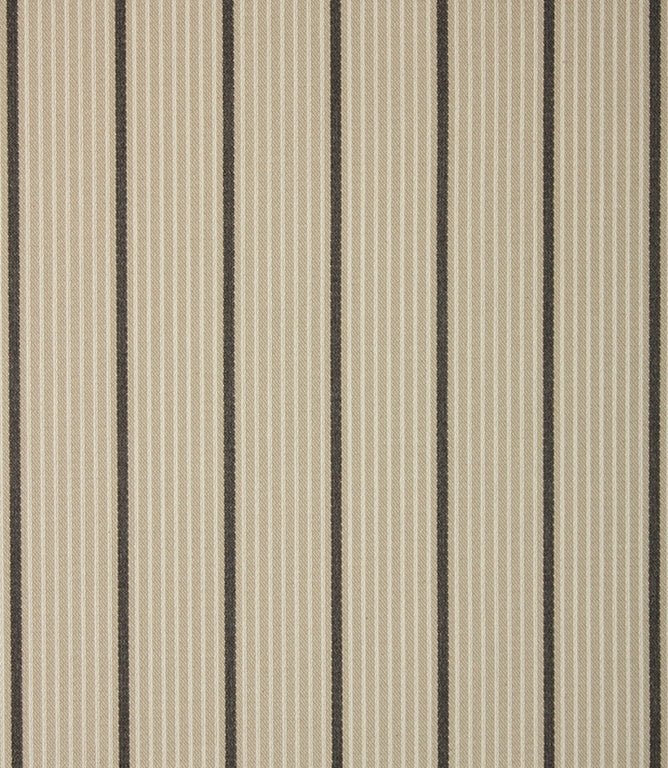 Baltimore Stripe FR Fabric / Stone / Navy - Just Fabrics