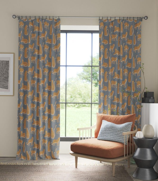 Lionel Fabric / Ginger - Just Fabrics