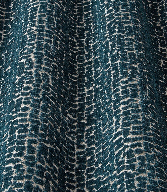 Mandal Fabric / Teal - Just Fabrics