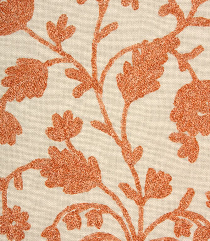 JF Crewel Fabric / Sunset - Just Fabrics