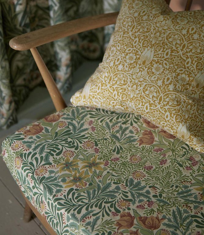 Borage Fabric / Indigo - Just Fabrics