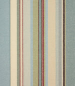 Falmouth Stripe Fabric / Sage - Just Fabrics