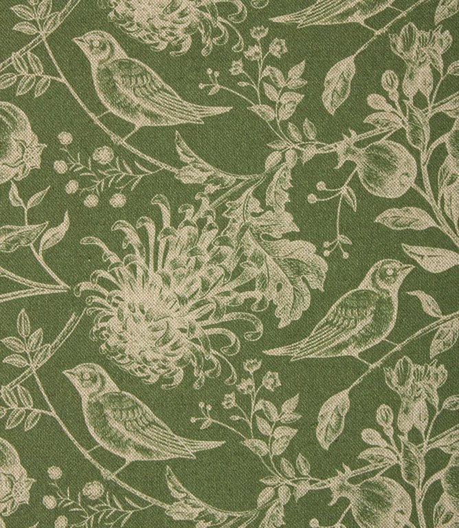 Olivia Small Fabric / Sap Green - Just Fabrics