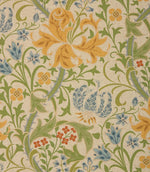 Snowshill Fabric / Yellow / Green / Blue - Just Fabrics
