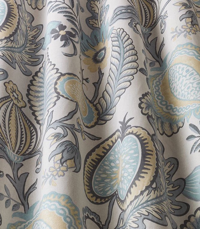 Winter Fruits Fabric / Chrome - Just Fabrics