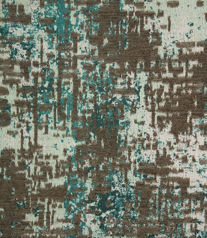 Impressionist Fabric / Teal - Just Fabrics