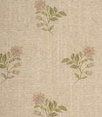 Meadow Blossom Fabric / Blush / Sage Green - Just Fabrics