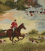 Horse and Hound Tapestry Fabric / Multi - Just Fabrics