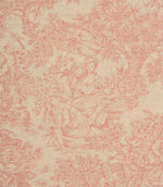 Zen Toile Fabric / Red - Just Fabrics