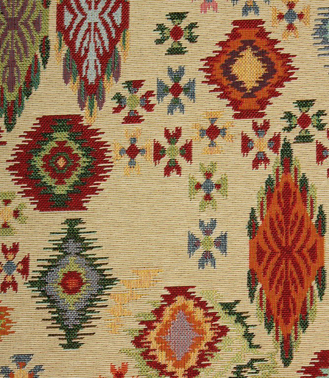 Bohemia Tapestry Fabric / Natural - Just Fabrics