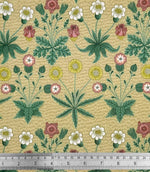 Daisy Outdoor Fabric / Putty - Just Fabrics