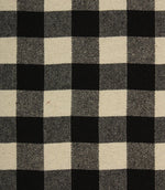 Aldsworth Check Fabric / Noir - Just Fabrics