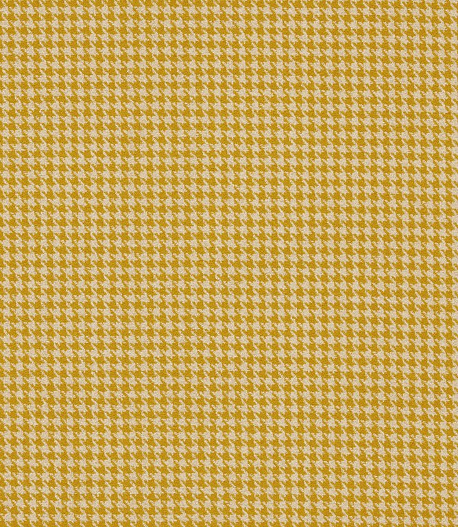 Houndstooth FR Fabric / Ochre - Just Fabrics