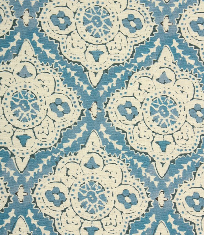 Casablanca Fabric / Indigo - Just Fabrics