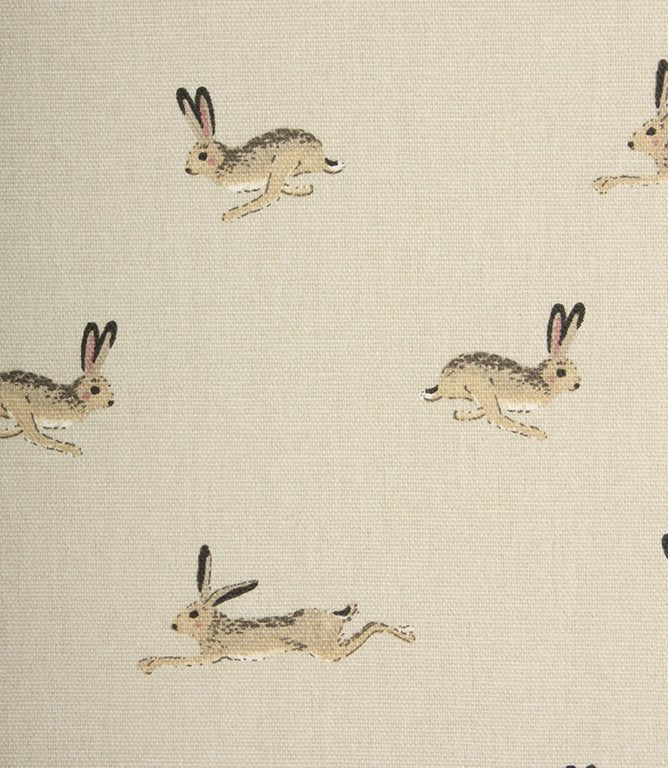 Hare Fabric / Stone - Just Fabrics