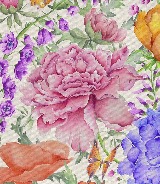 Idalia Clearance Fabric / Fuchsia - Just Fabrics