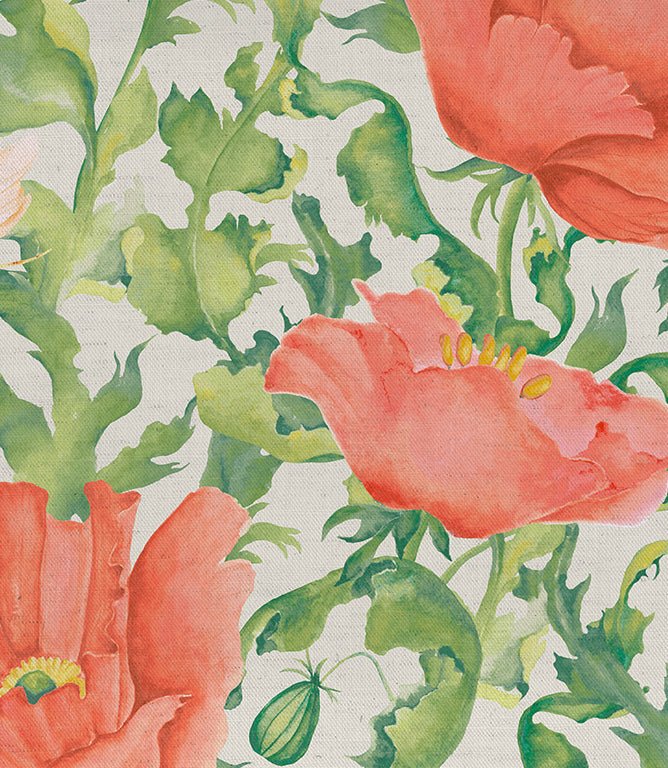 Valeria Clearance Fabric / Scarlet - Just Fabrics