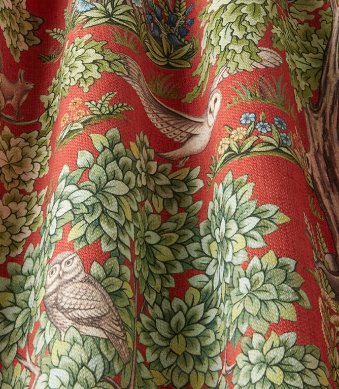 Woodland Retreat Fabric / Lava - Just Fabrics