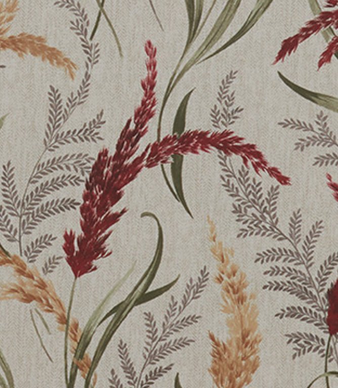 Susanna FR Fabric / Garnet - Just Fabrics