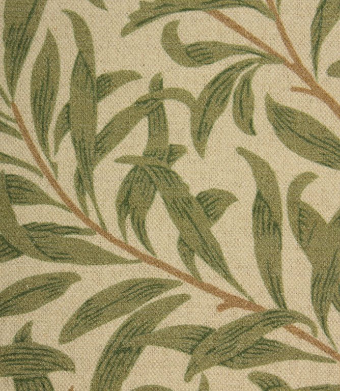 Boughs Wide Fabric / Green - Just Fabrics