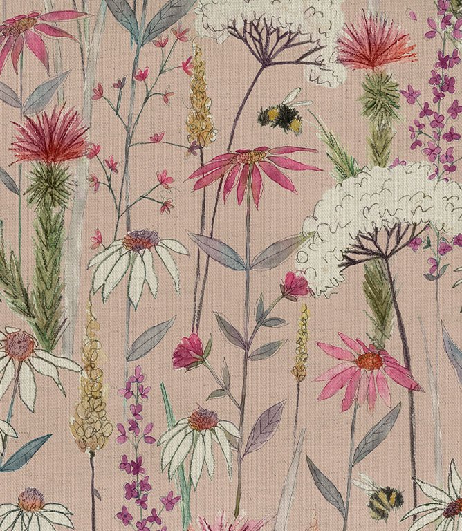 Hermione Fabric / Blush - Just Fabrics