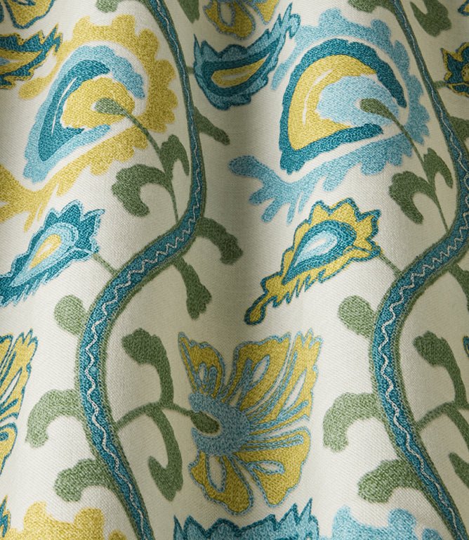 Fabien Fabric / Teal - Just Fabrics
