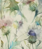 Cirsiun Fabric / Damson Cream - Just Fabrics