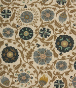 Hinton Fabric / Blue - Just Fabrics