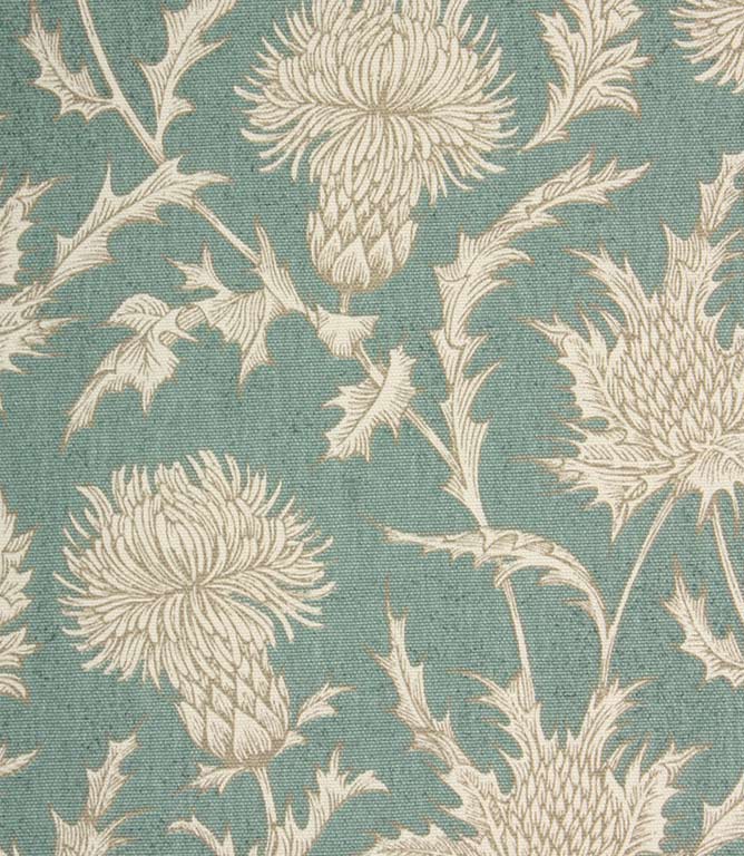 Carlina Fabric / Teal - Just Fabrics