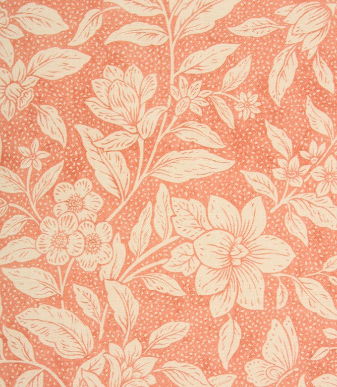 Tivoli Fabric / Coral - Just Fabrics