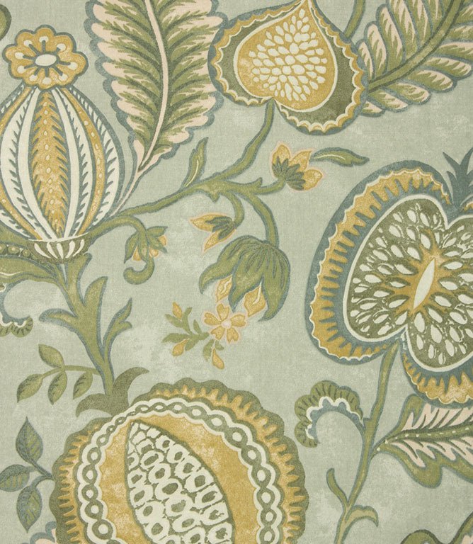 Winter Fruits Fabric / Sage - Just Fabrics