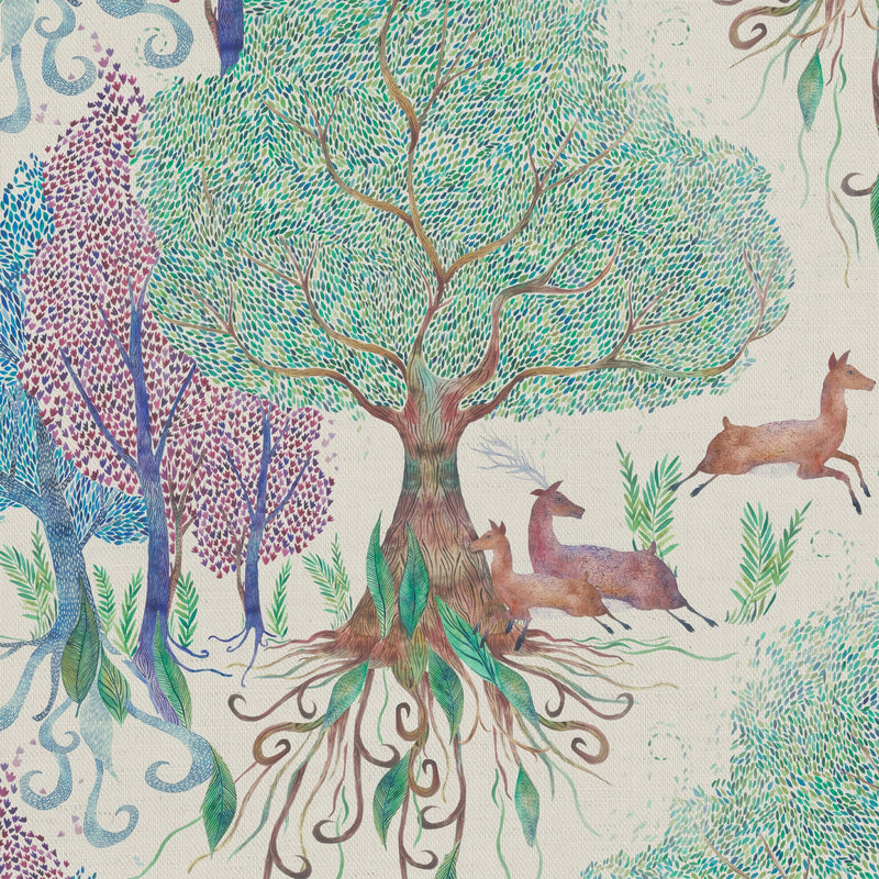 Willow Woods Fabric / Dawn - Just Fabrics