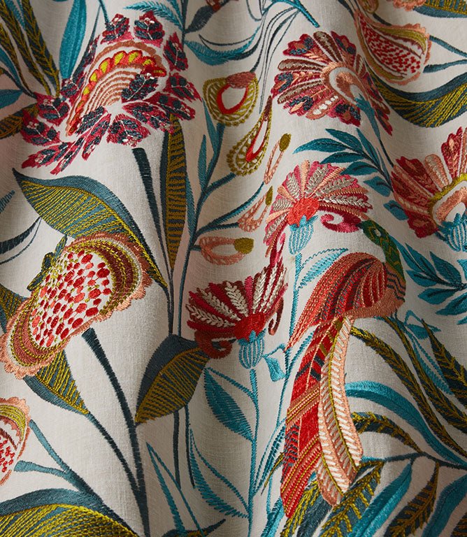 Artisan Bird Fabric / Granita - Just Fabrics
