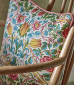 Rose Fabric / Bough's Green / Rose - Just Fabrics