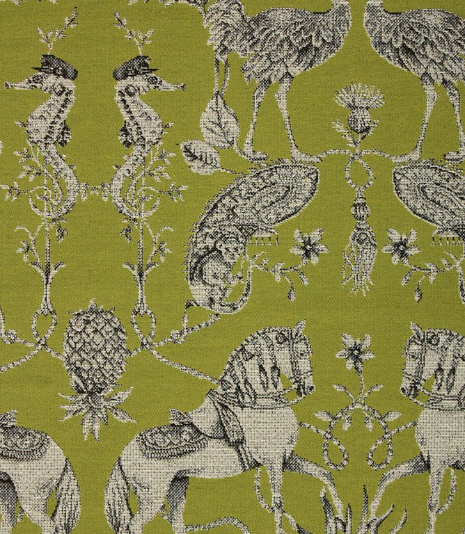 Marina Tapestry Fabric / Lichen - Just Fabrics