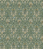 Snakeshead Oilcloth Fabric / Forest - Just Fabrics