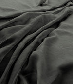 Laundered Linen Fabric / Thunder - Just Fabrics