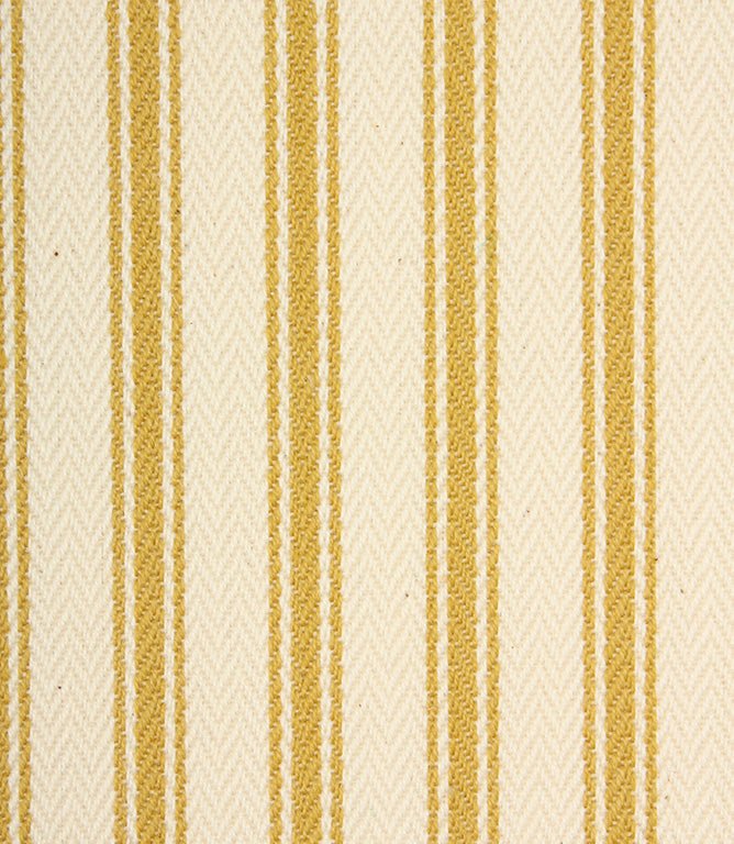 JF Ticking Fabric / Ochre - Just Fabrics