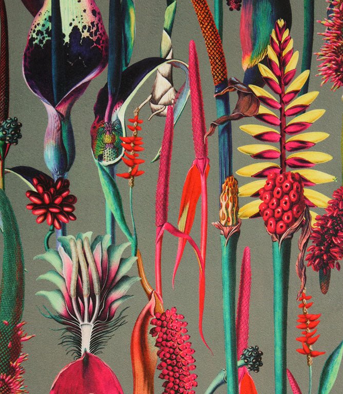 Exotic Velvet Fabric / Silver - Just Fabrics