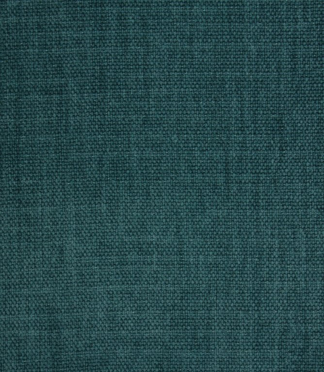 Elcombe Chenille Fabric / Teal - Just Fabrics