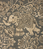 Indira Fabric / Charcoal - Just Fabrics