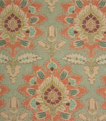 Flores Fabric / Duck Egg - Just Fabrics