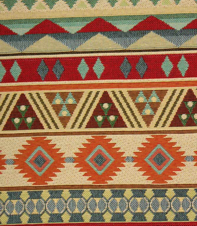 Aztec Stripe Fabric / Multi - Just Fabrics