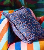 Wiggle Fabric / Lapis / Spinel - Just Fabrics