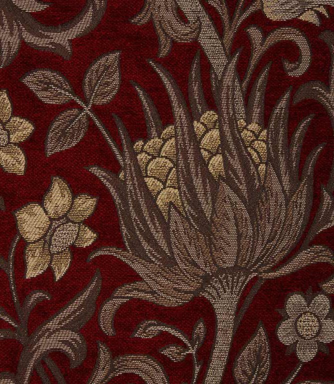 Chalfont Fabric / Carmine - Just Fabrics